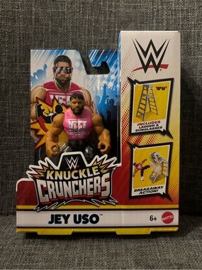 Jey Uso WWE Knuckle Crunchers Mini Action Figure Brand New